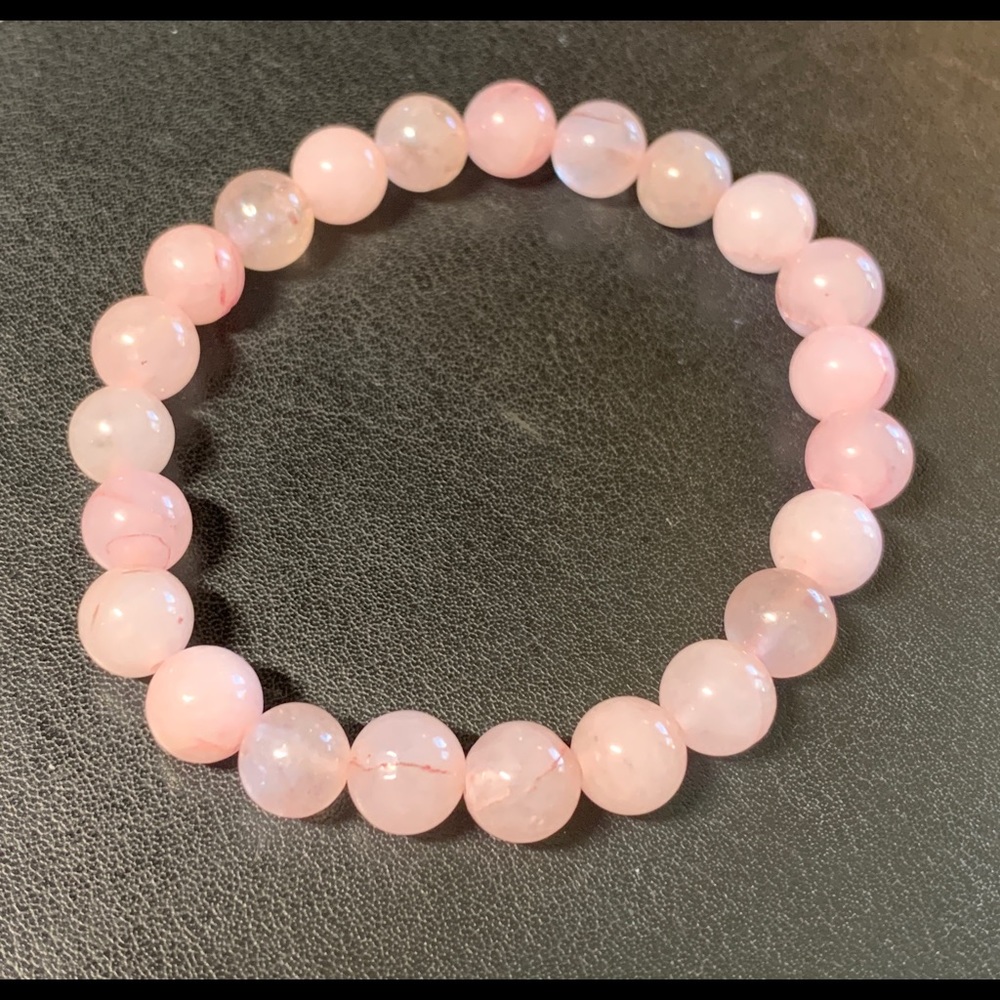 Rose Quartz 🌹Mindfulness Gems🌈 Bracelet.